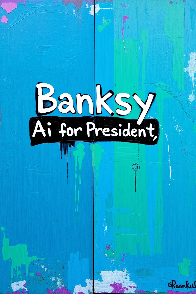 Banksy AI street art