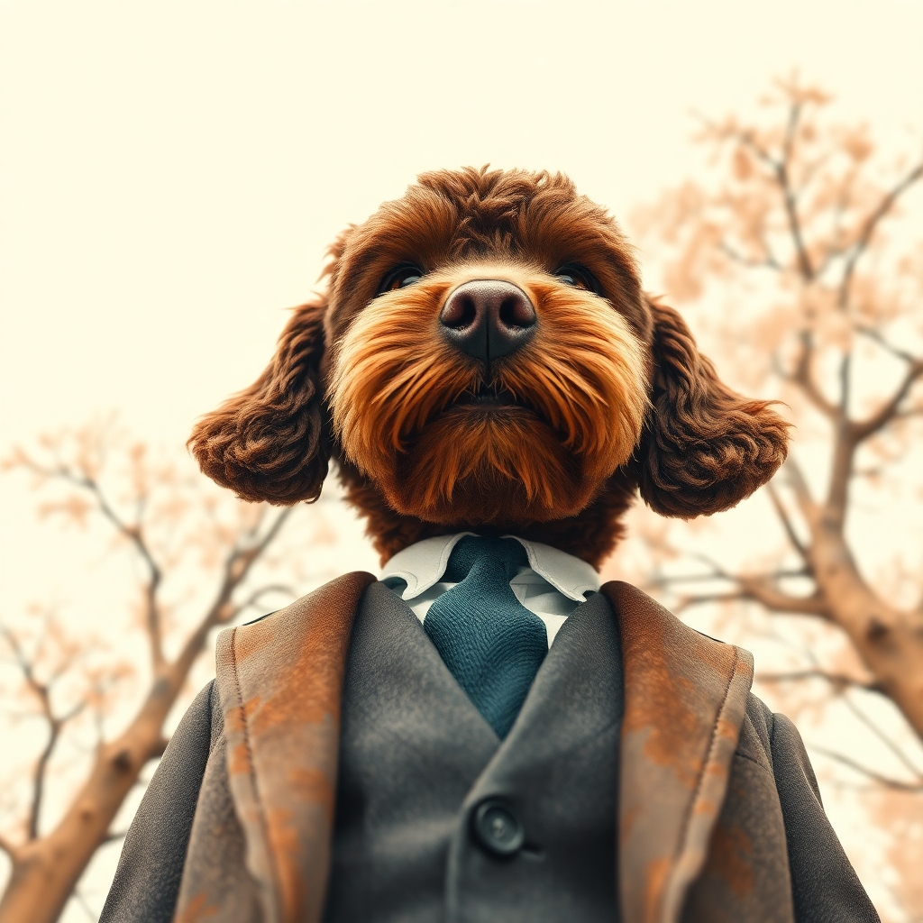Banksy in a tailored suit