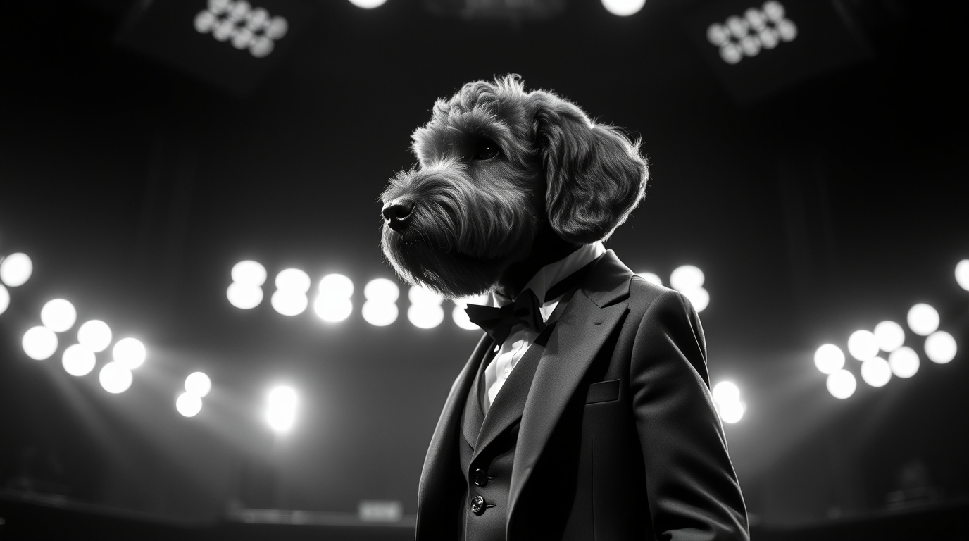 Banksy in black tie